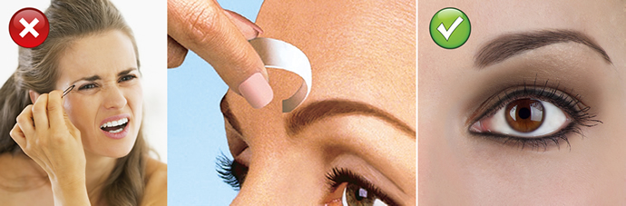EyebrowShapers®, Pijnloos en foutloos weer strakke wenkbrauwen met EyebrowShapers®